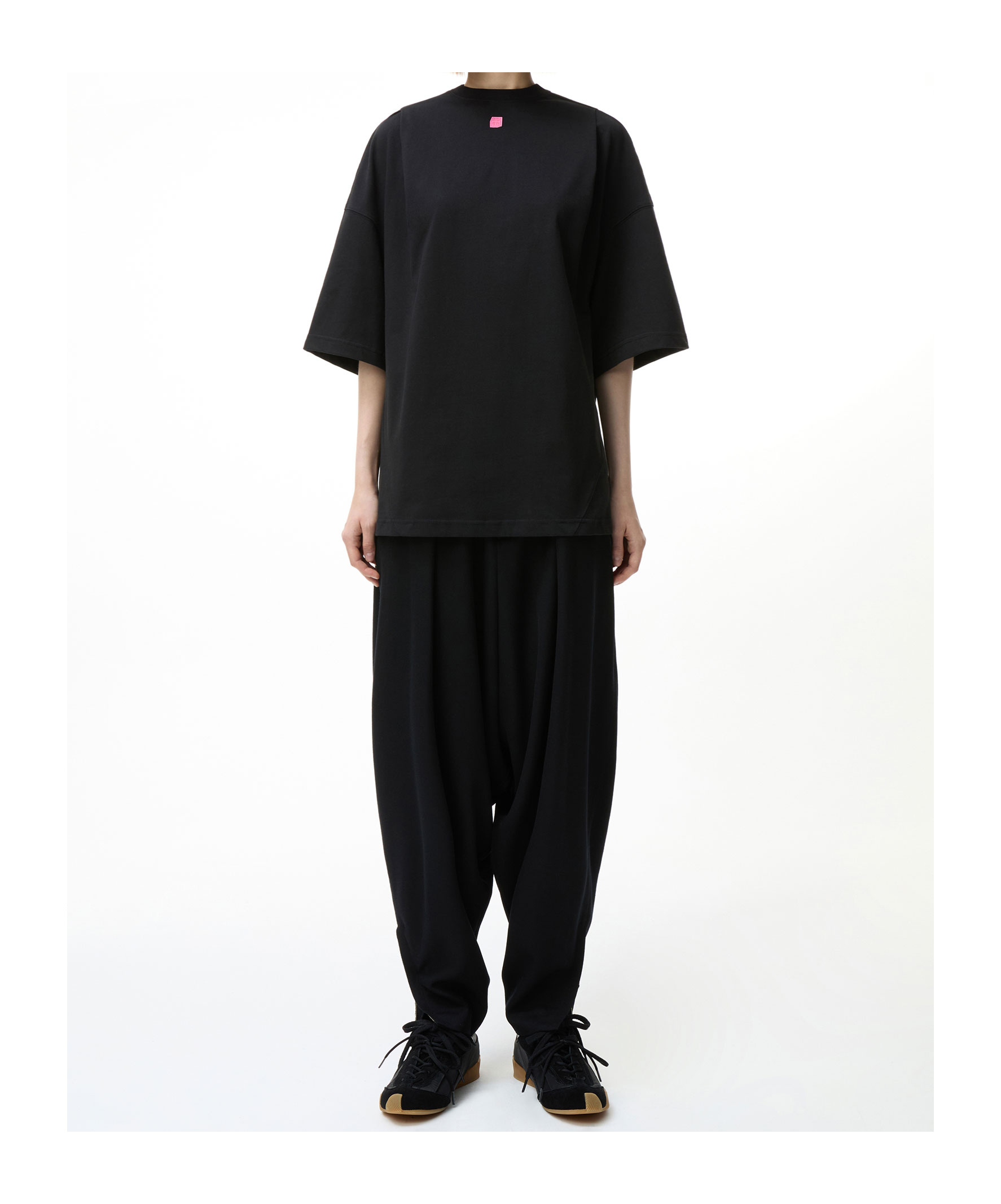 Ader Error Short-sleeved T-shirt In Black