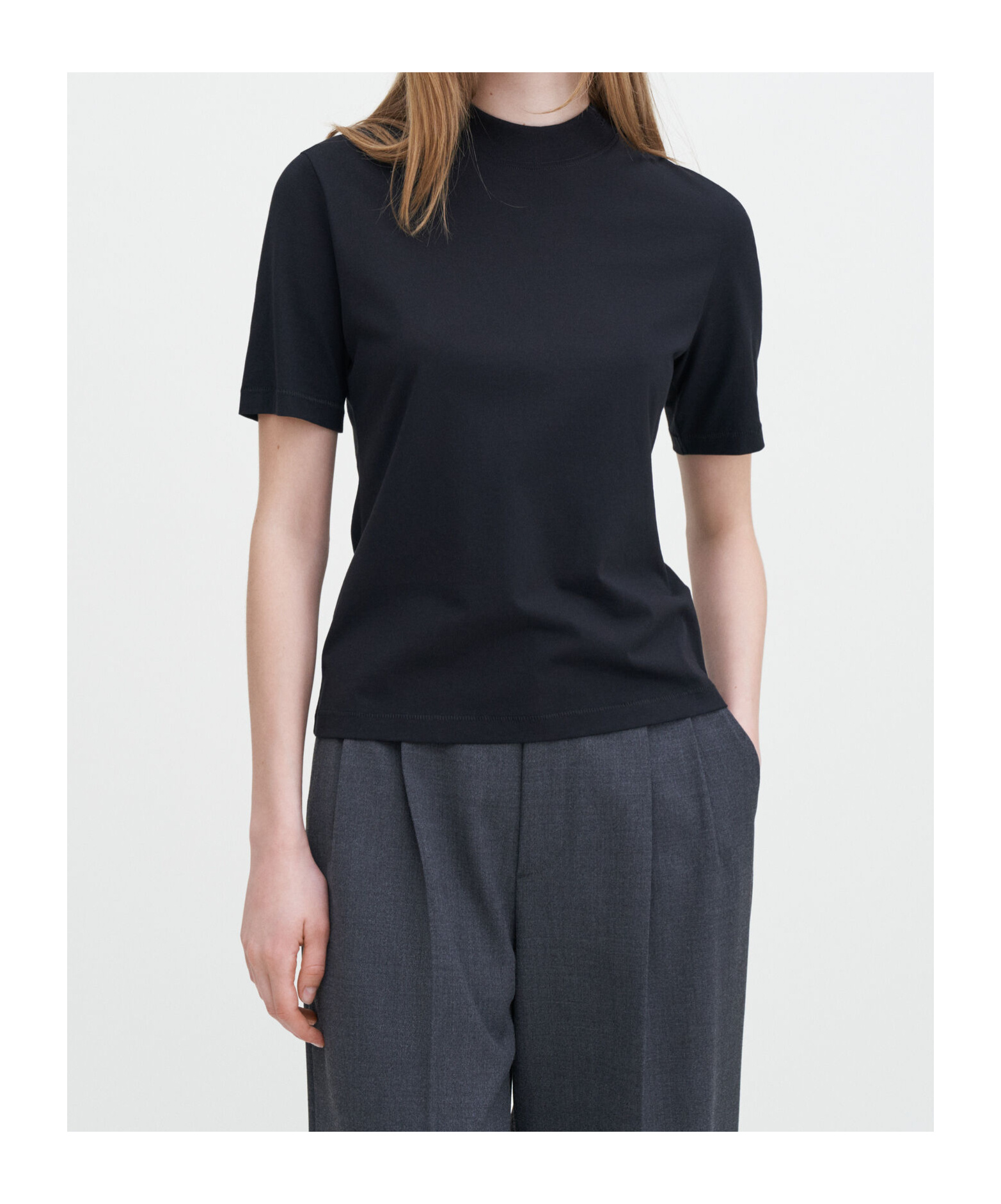 Filippa K Oversized Organic-cotton T-shirt In Black