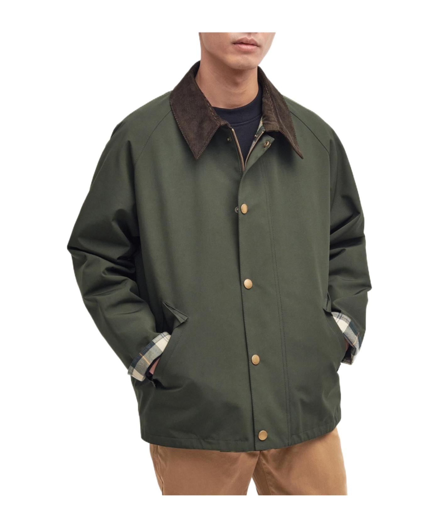 BARBOUR TRANSPORTER REVERSIBLE SHIRT JACKET