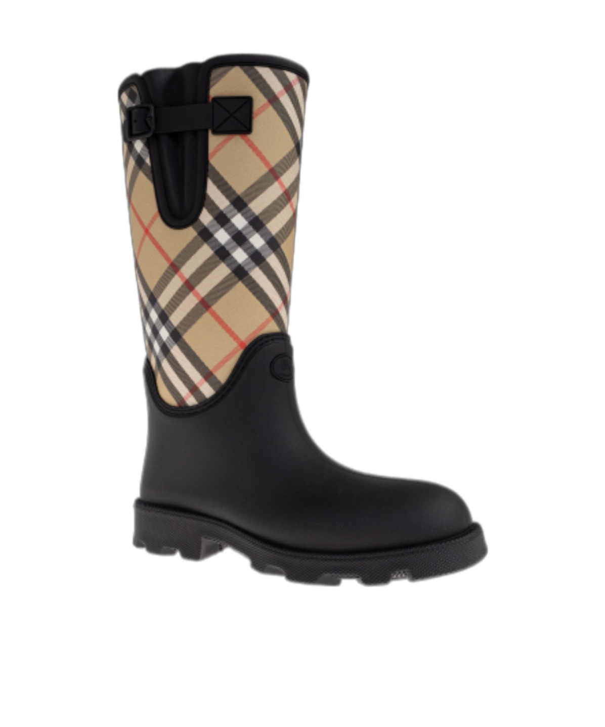 Burberry Plaid-patterned Wellington Boots In Multi