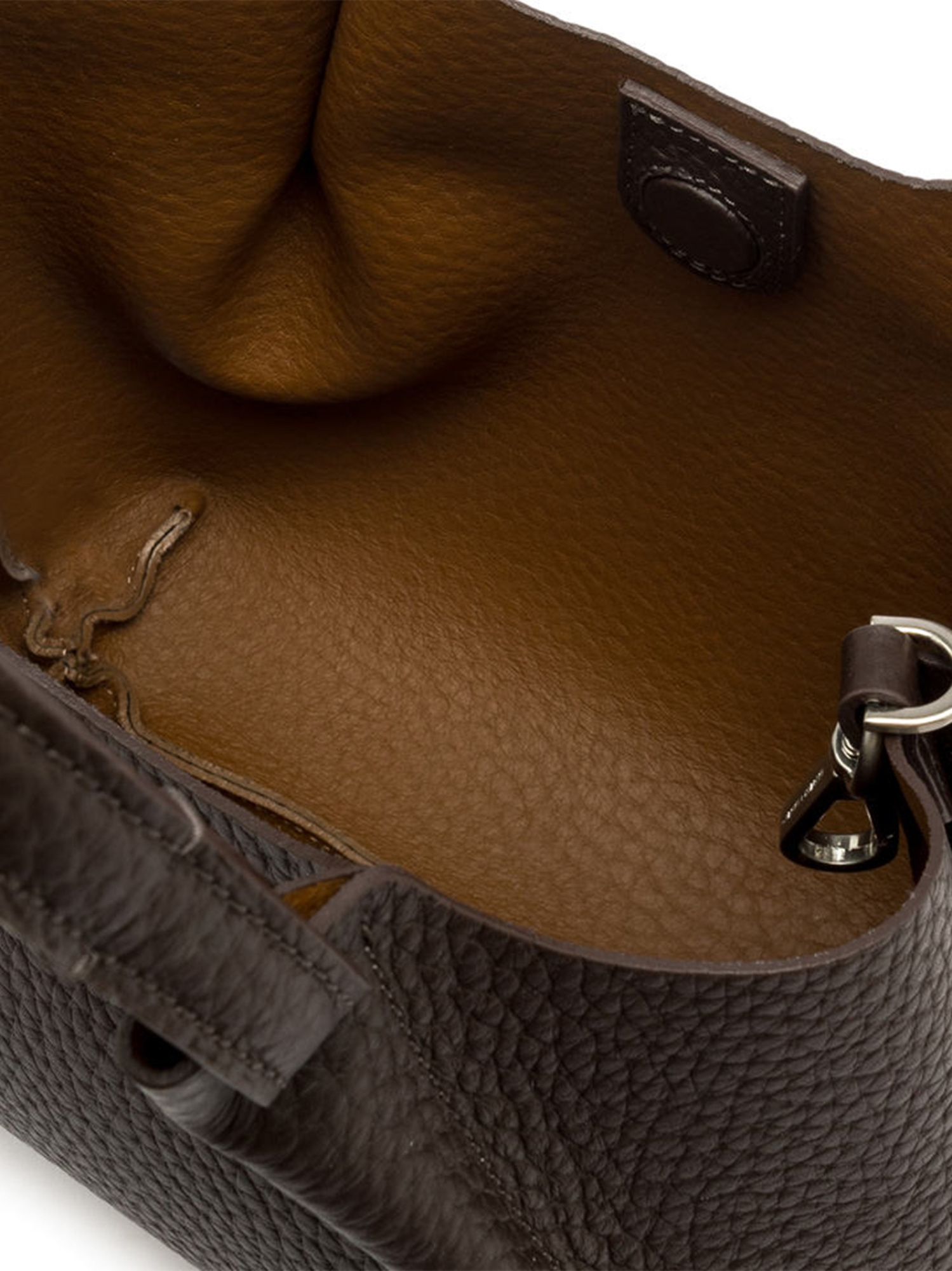 Gianni Chiarini Dua Leather Tote Bag In Brown