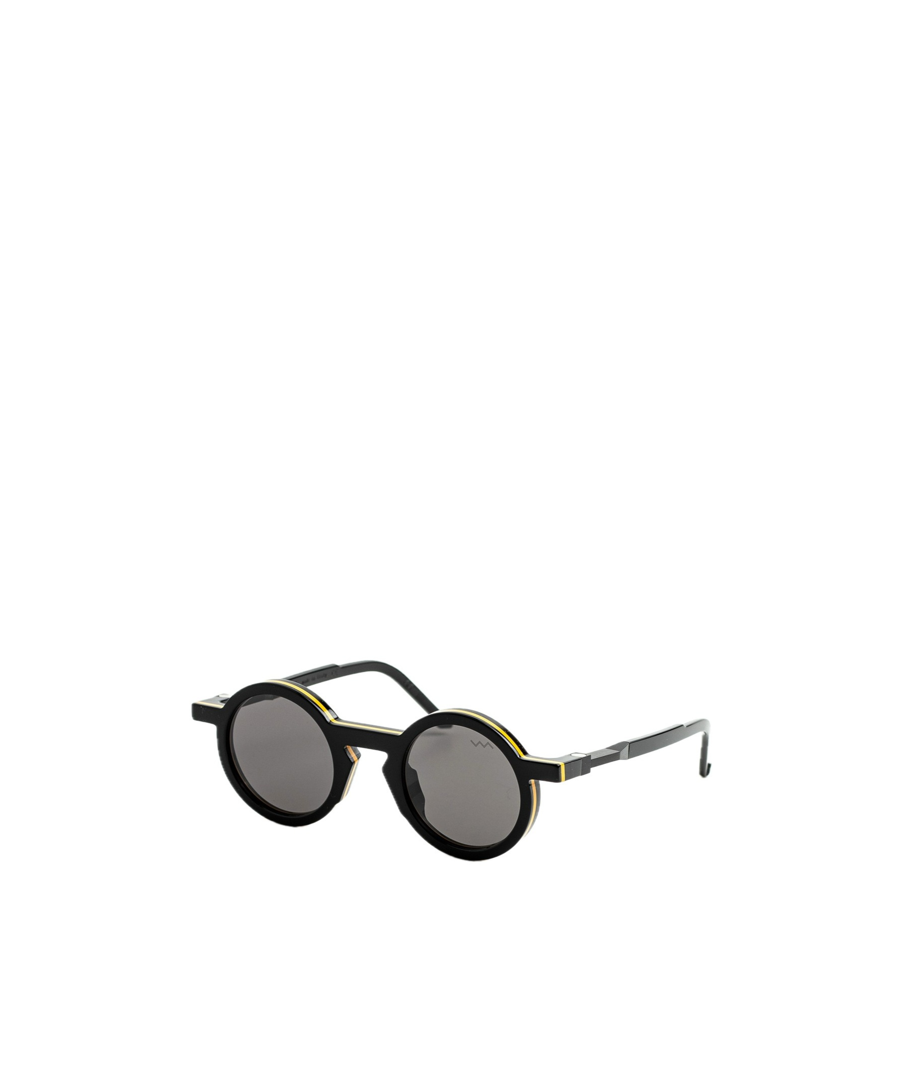 Vava Round-frame Sunglasses In Black