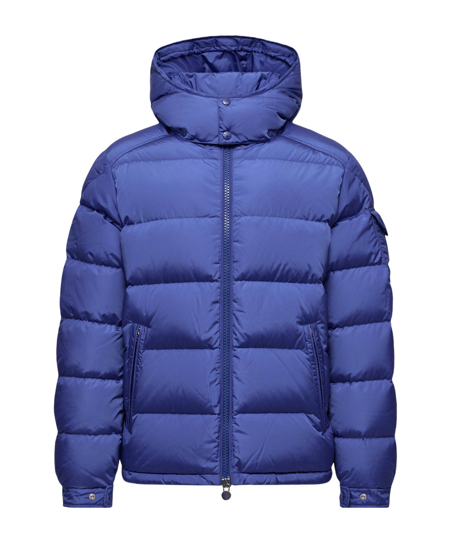 Moncler Maya Nylon Down Jacket In Blue