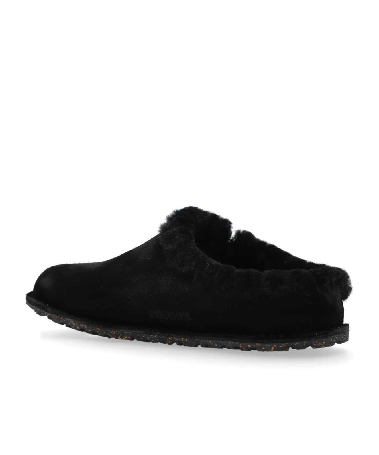 Birkenstock Zermatt Premium Suede Slippers In Black