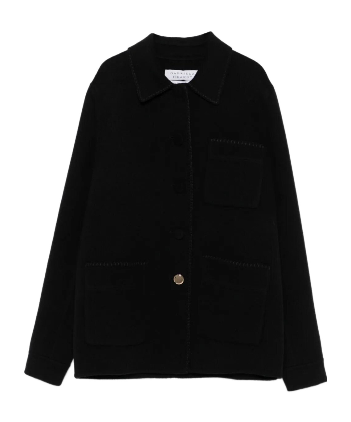 Gabriela Hearst Long-sleeved Casual Jacket In Blue