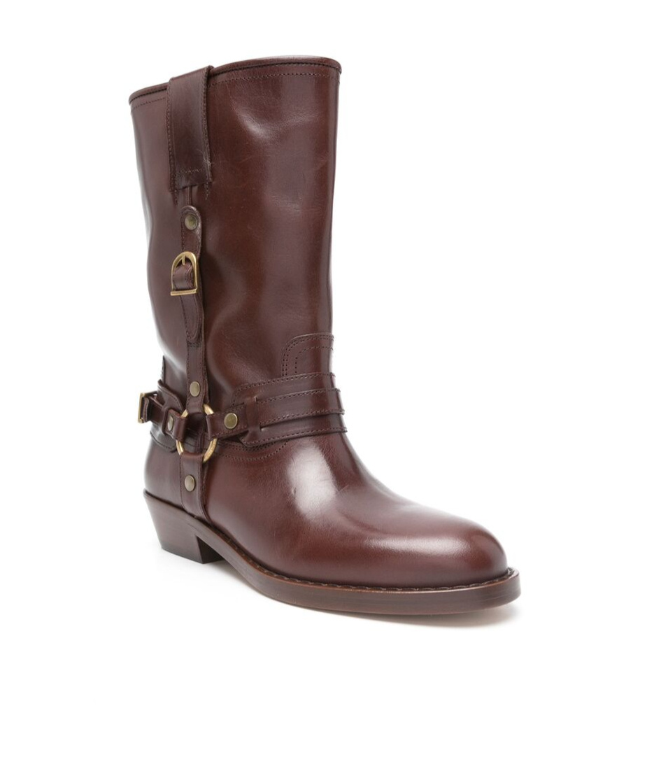 Isabel Marant Brown Heiko Mid-calf Boots In Brown