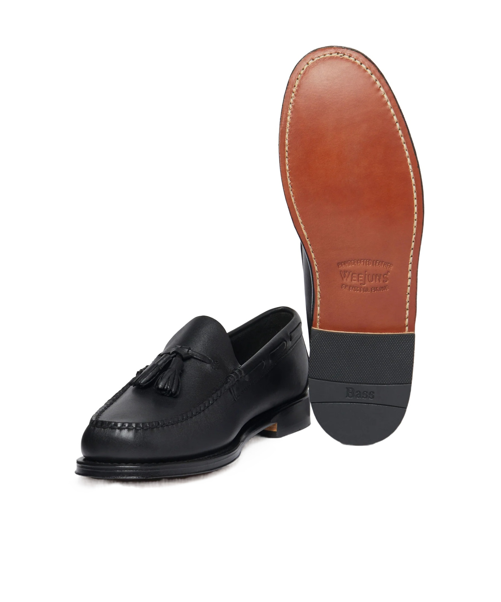 G.h. Bass & Co. Weejuns Larkin Tassel Loafers In Black
