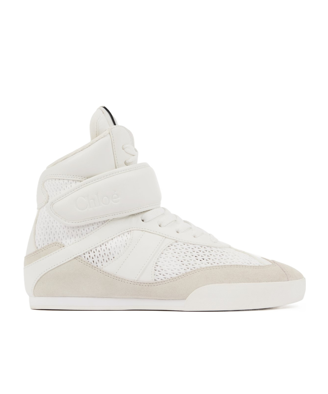 Shop Chloé Kick Sneakers In White