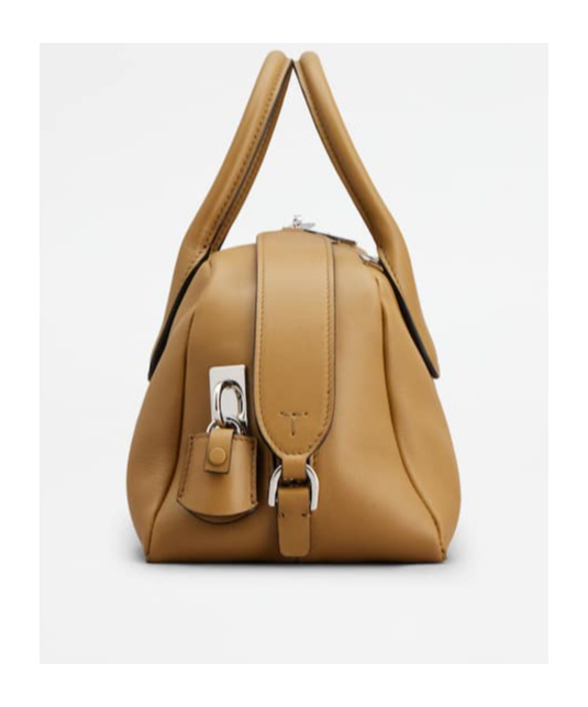 Tod's Zippered Shoulder Bag In Brown