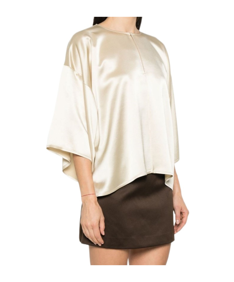 Shop By Malene Birger Bat-sleeve T-shirt In White