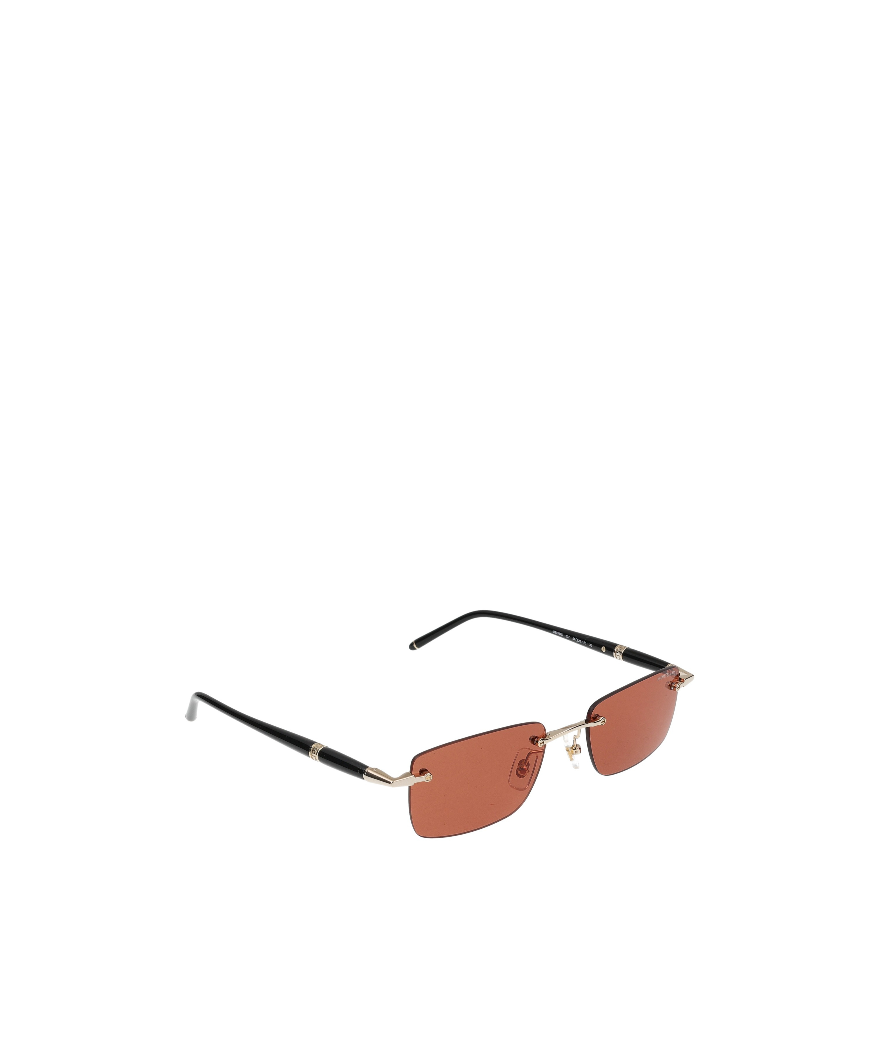 Montblanc Rectangular Sunglasses In Brown