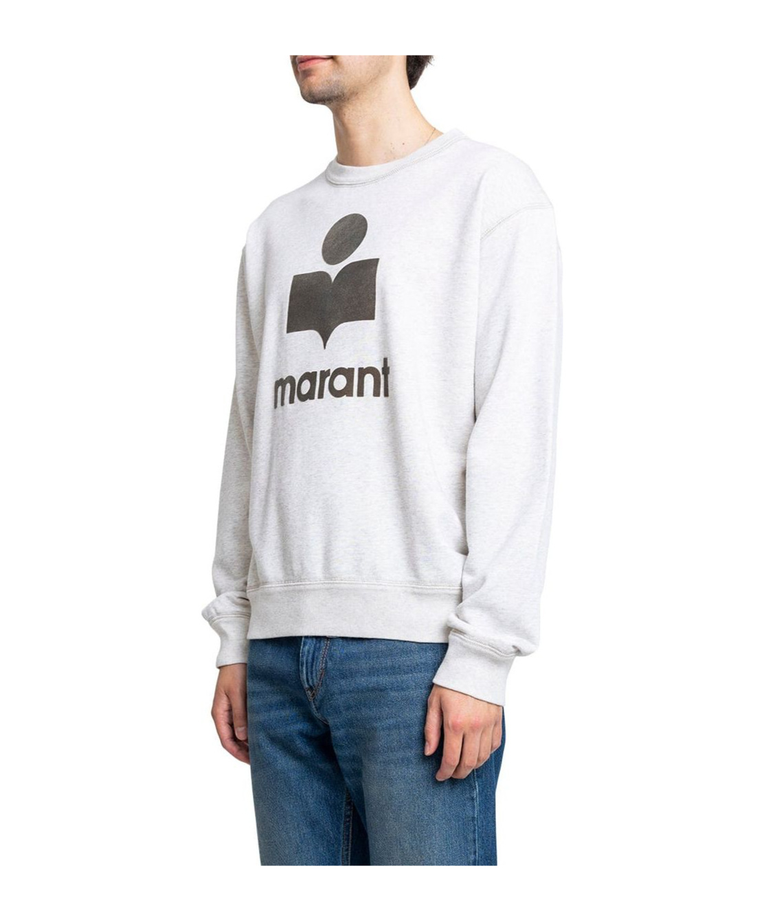 Isabel Marant Round-neck Sweater In White