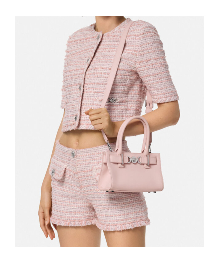 Versace Mini Medusa '95 Tote Bag In Pink
