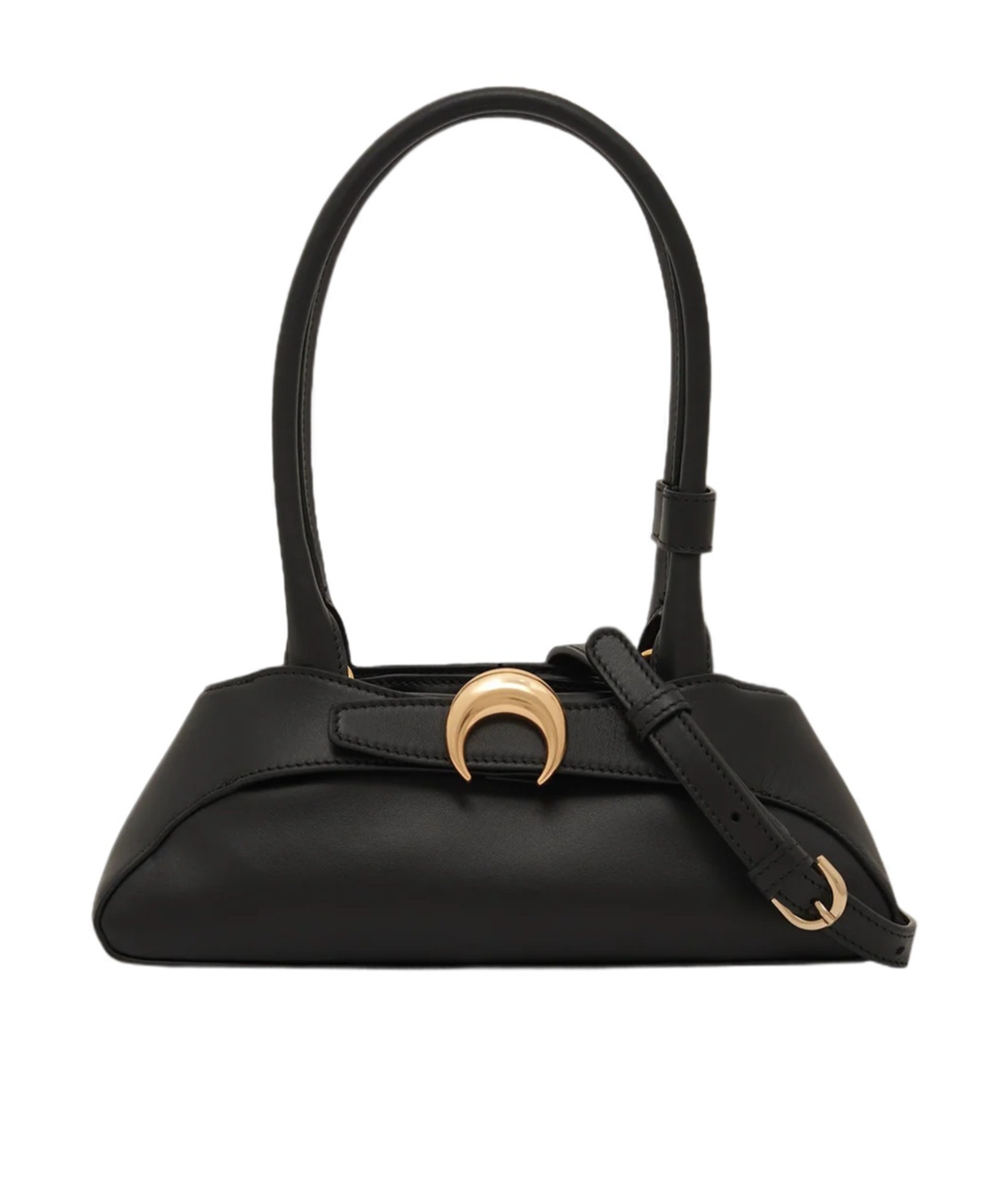 Marine Serre Double-handle Shoulder Bag In Black