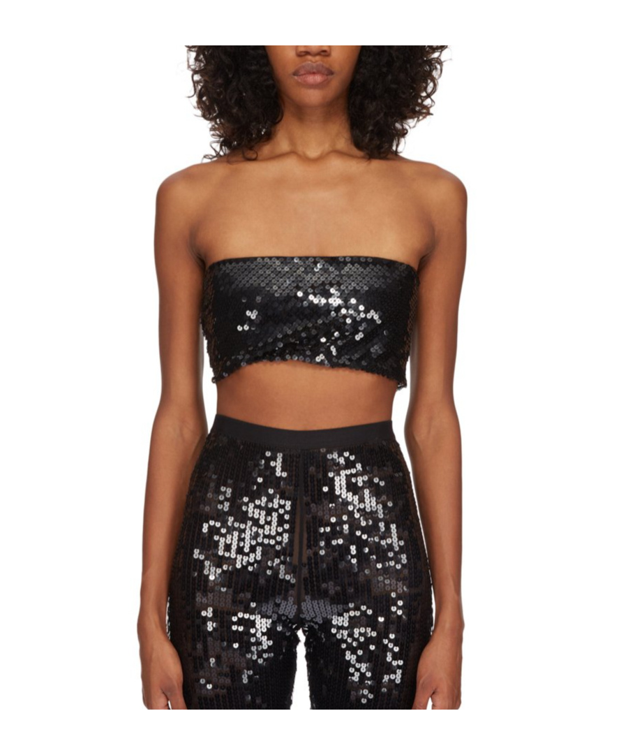 Rick Owens Sequinned Bandeau Top