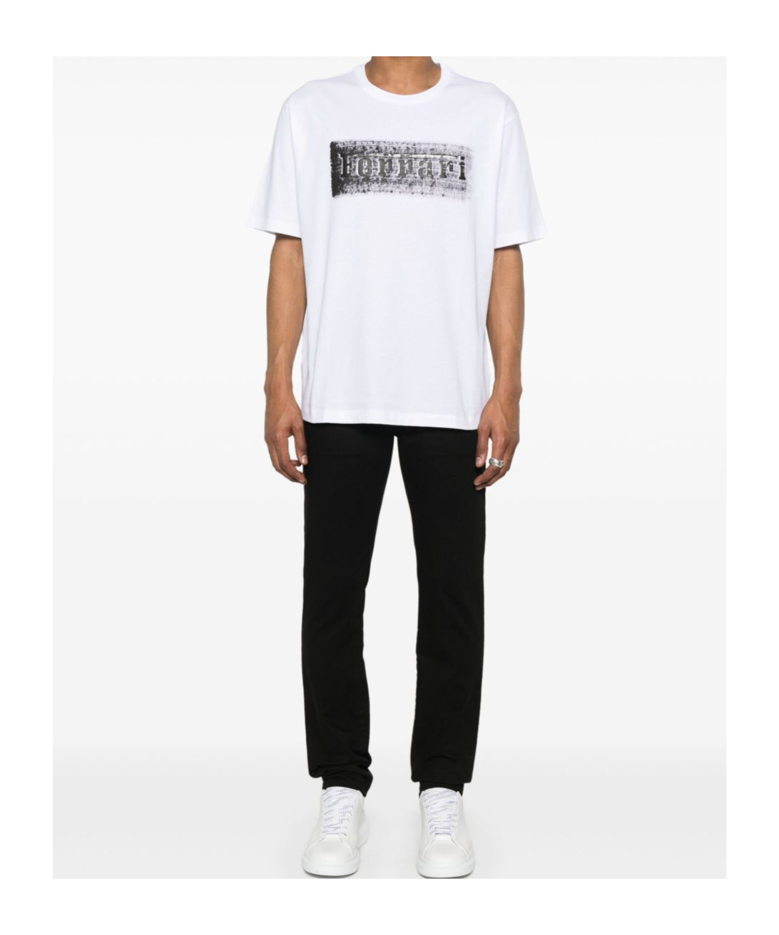Ferrari Logo-graphic Cotton T-shirt