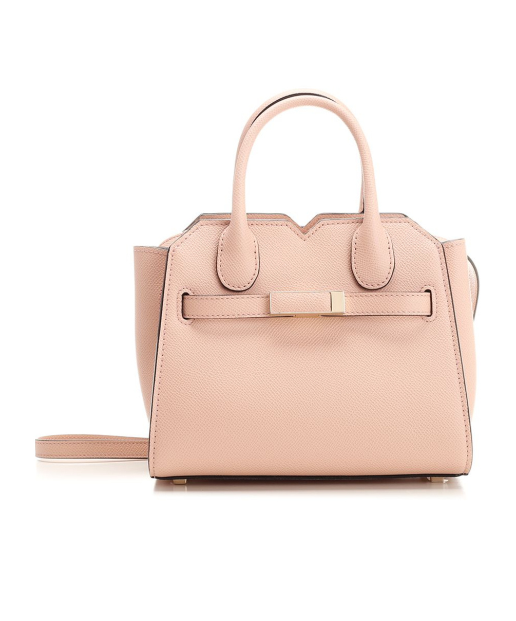 Valextra Milano Shoulder Bag In Nude