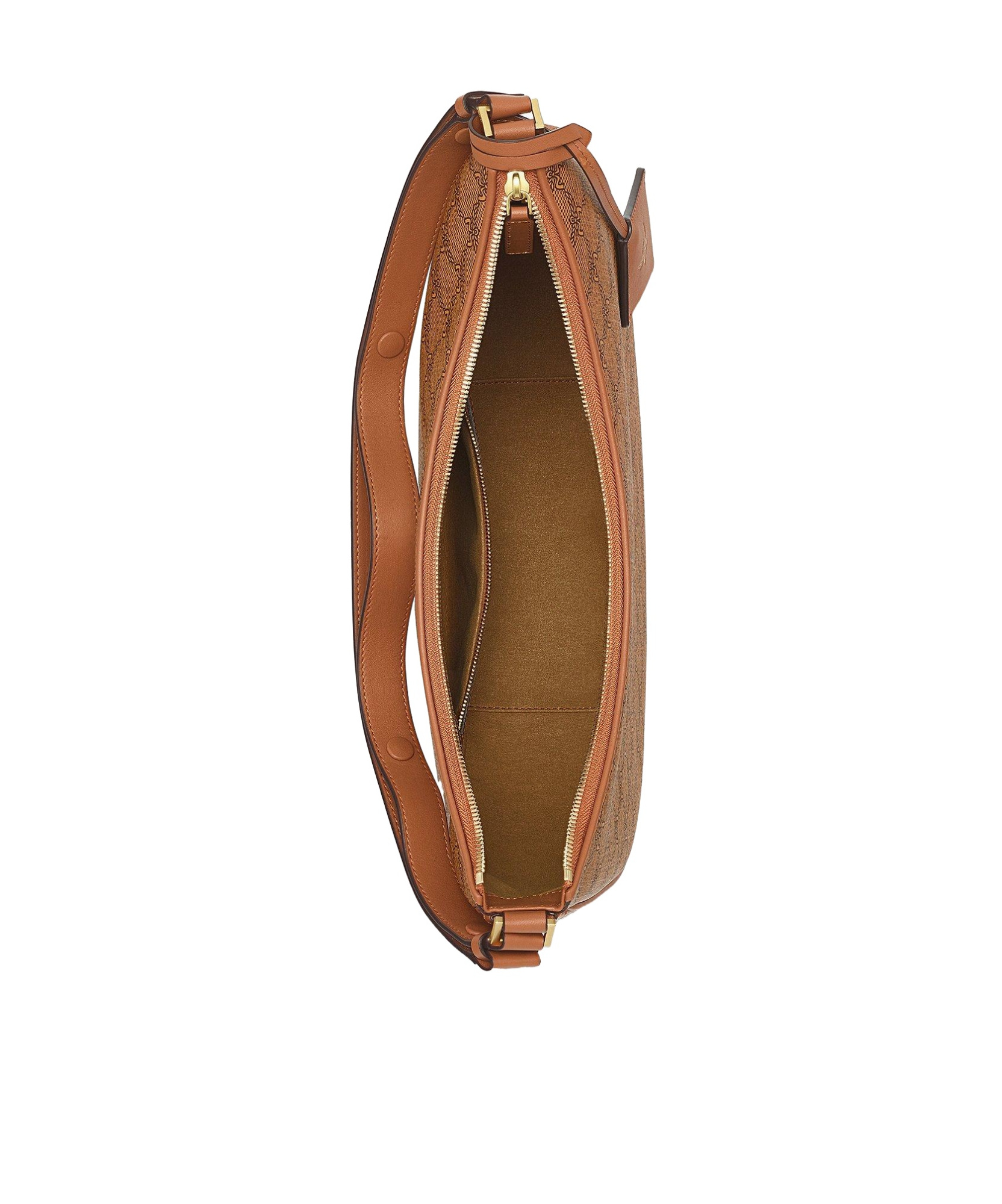 Mcm Himmel Zippered Shoulder Bag In Brown