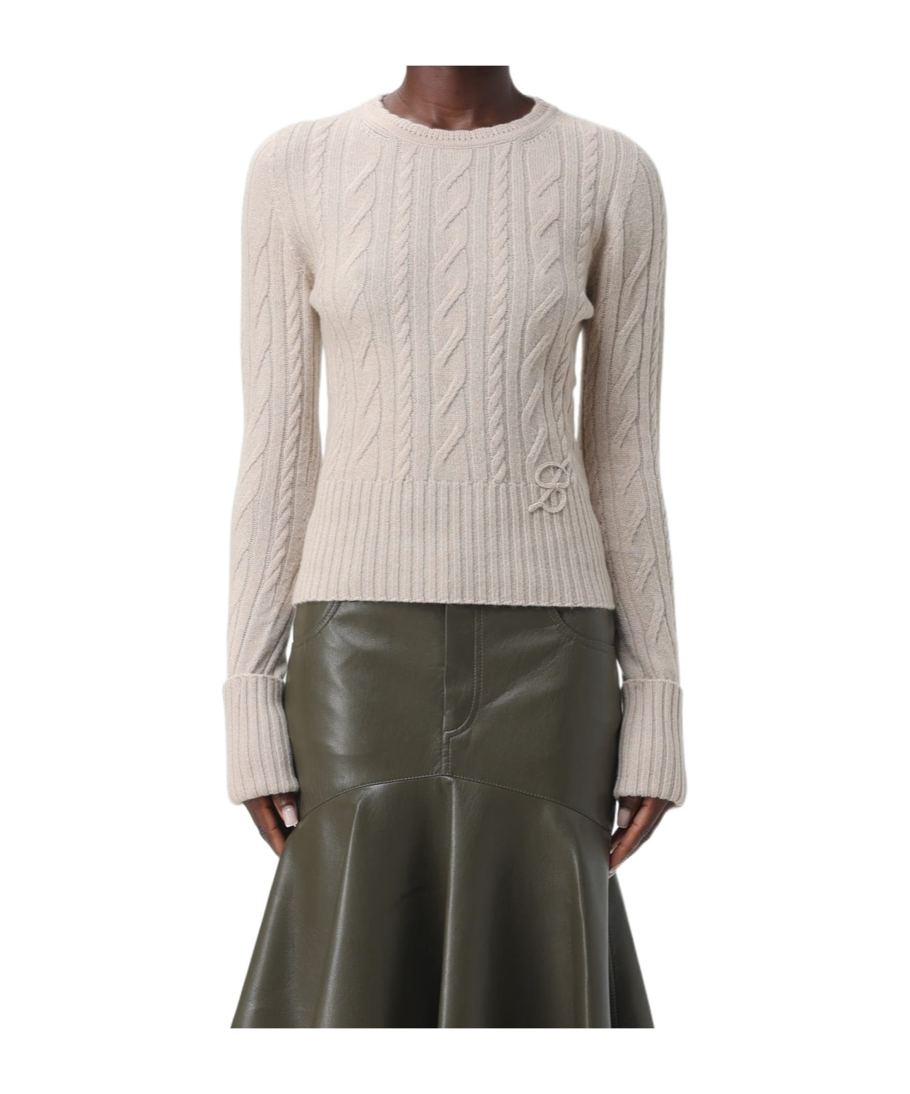 Blumarine Sweater  Woman Color Butter In Nude