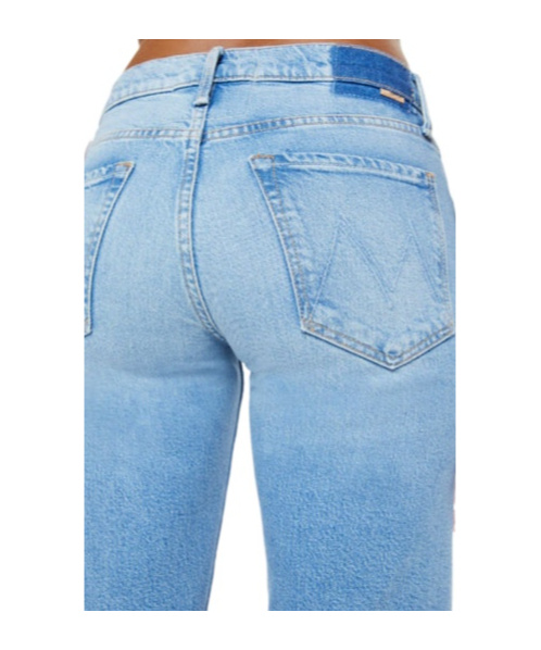 Mother Bookie High-rise Flared Jeans In Blue