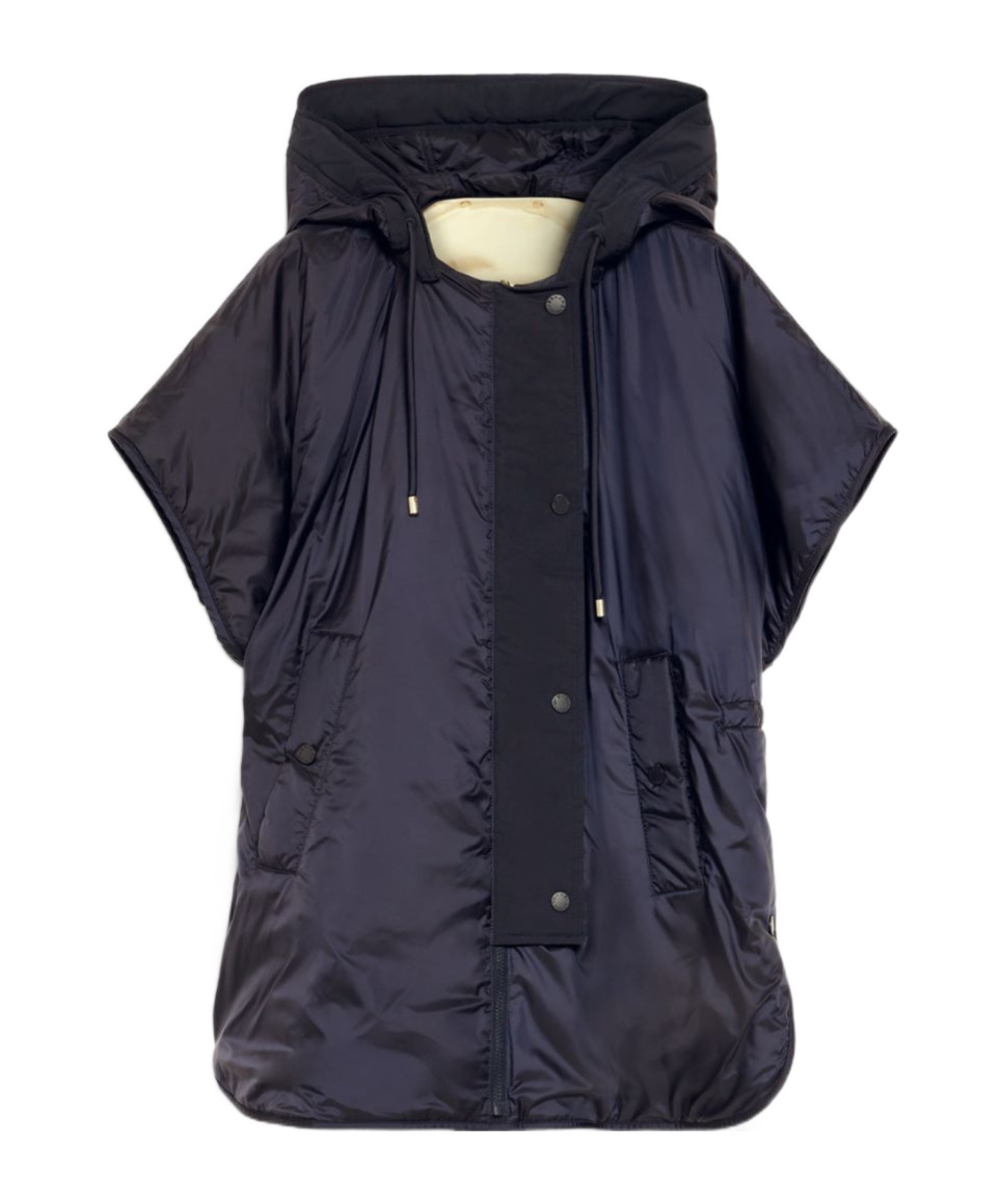 Weekend Max Mara Double-sided Cloak In Black