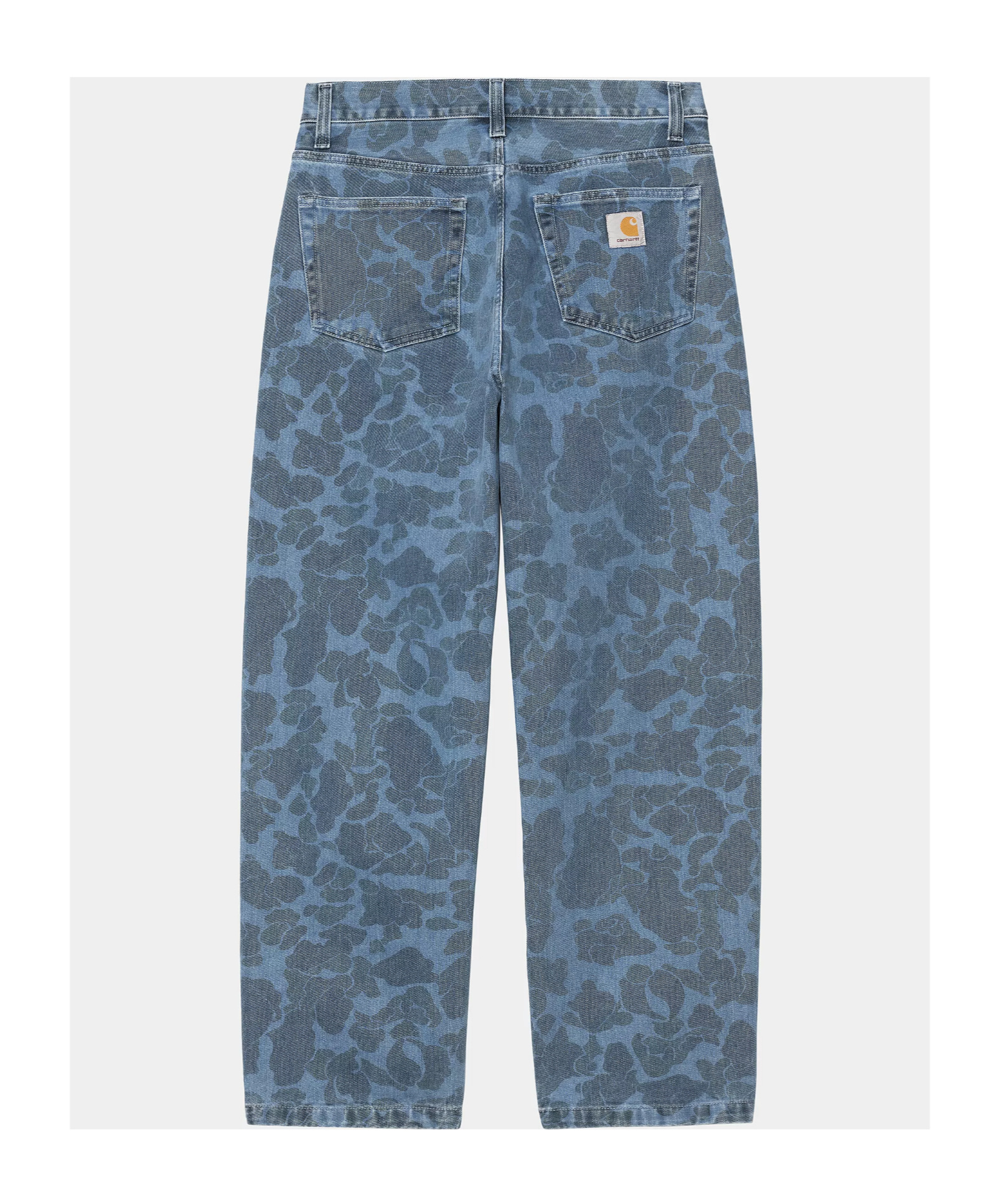 Carhartt Printed Denim Duck Landon Pant In Blue