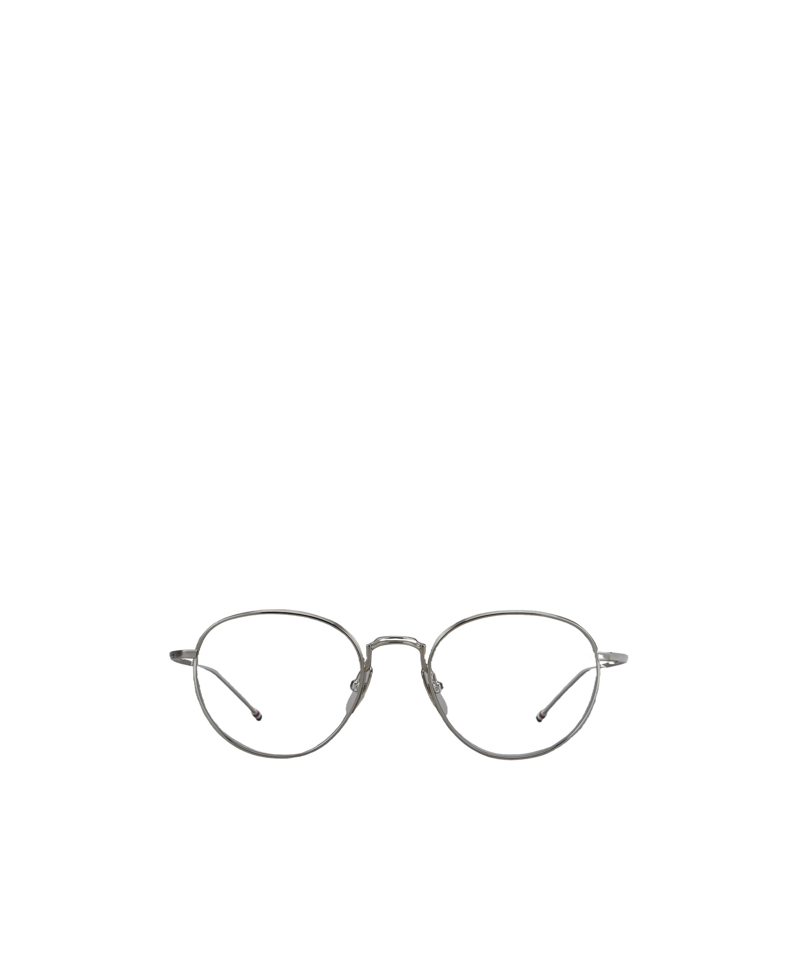 Shop Thom Browne Round-frame Glasses In Gray