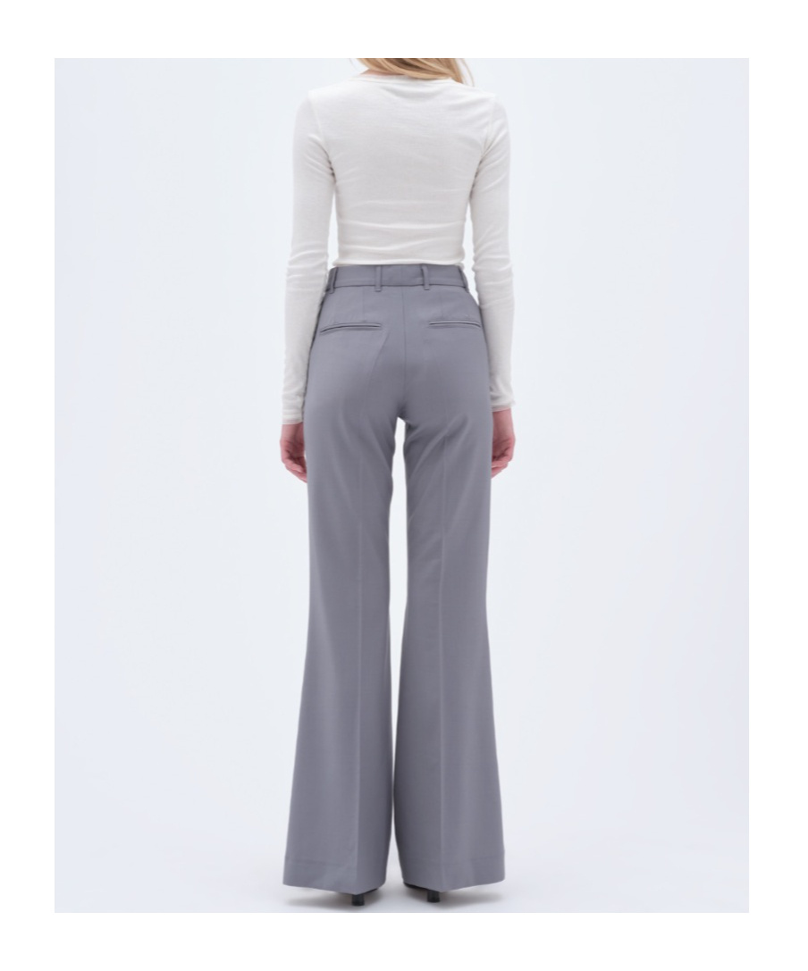 Remain Birger Christensen Long-sleeved Jersey Pullover In White