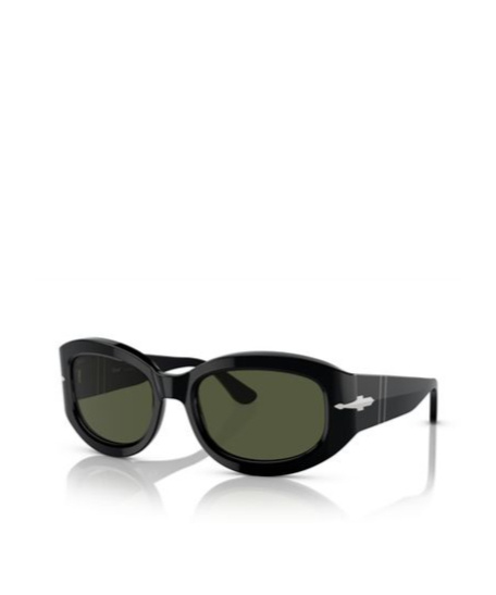Persol Rectangular Frame Sunglasses In Black