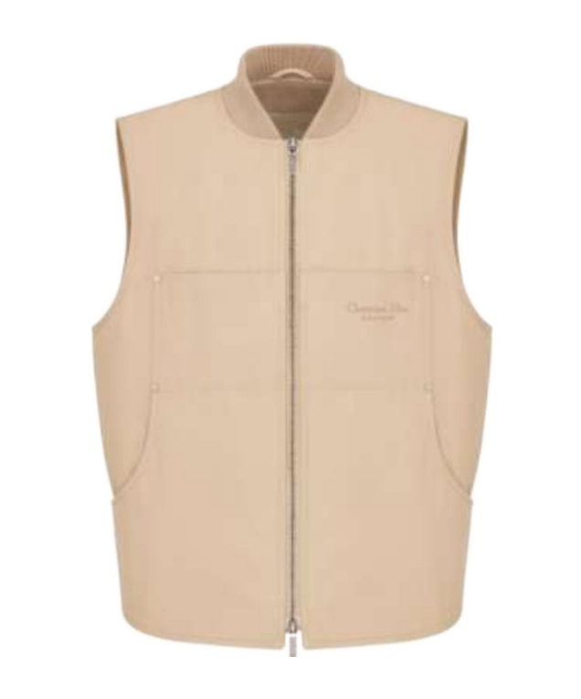 Dior Sleeveless Vest In Nude