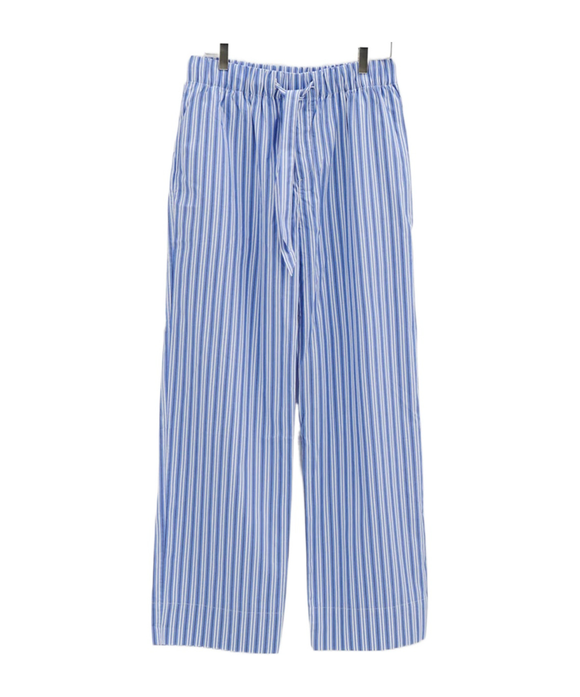 Tekla Striped Poplin Pajama Pants In Multi