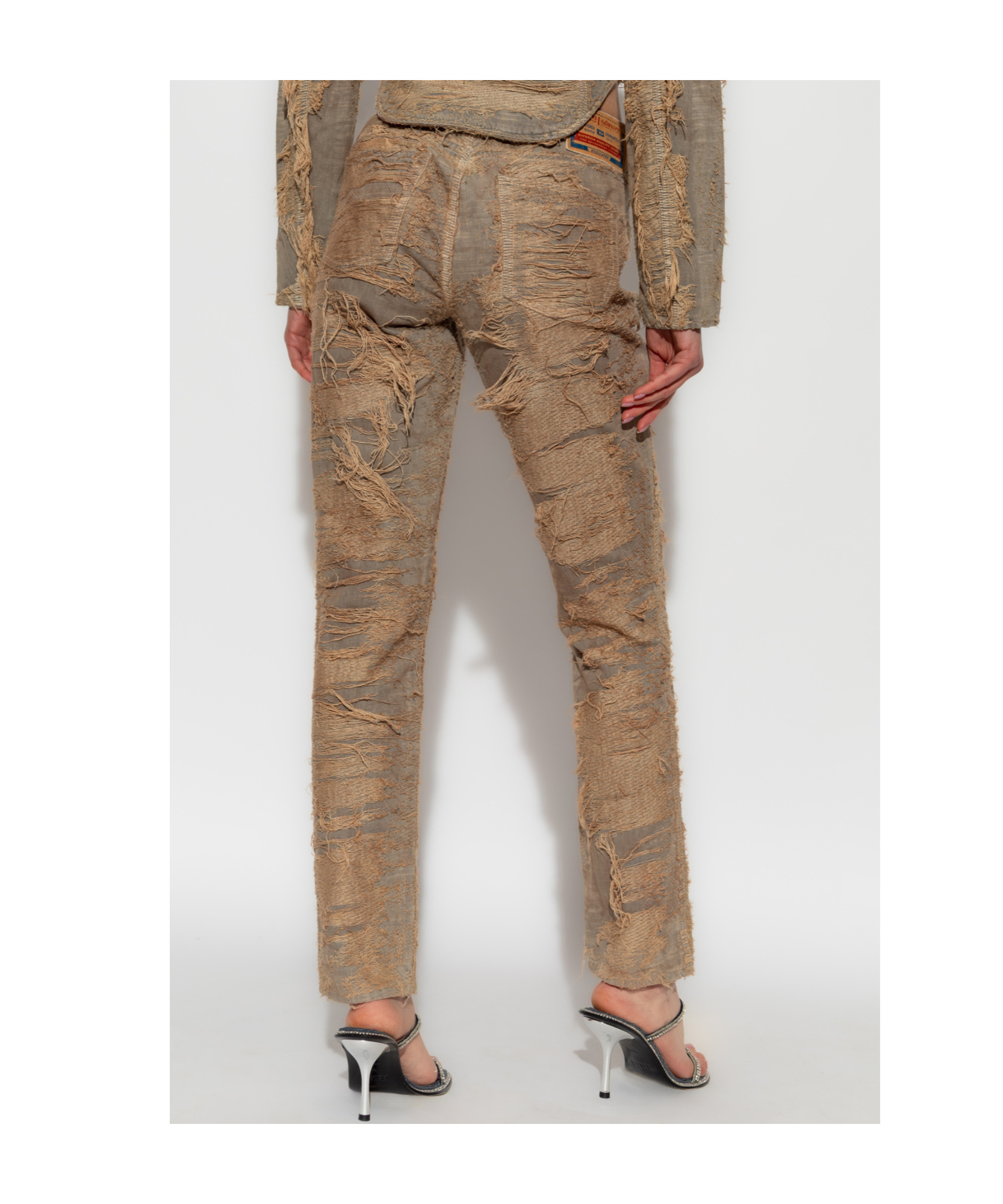 Diesel Belt-loop Jeans In Brown