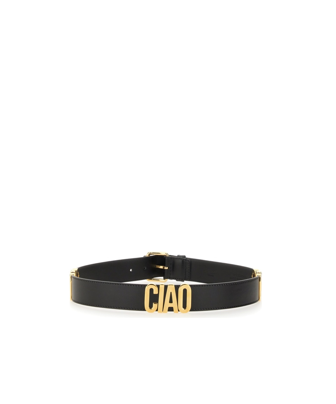 Moschino Adjustable Waist Belt In Green