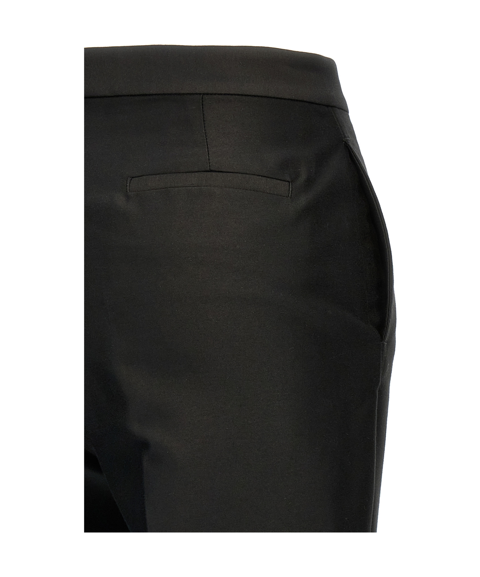 Fabiana Filippi Straight Casual Pants In Black