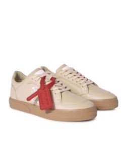 Off-white New Low Vulcanized Calf Leather In Nude