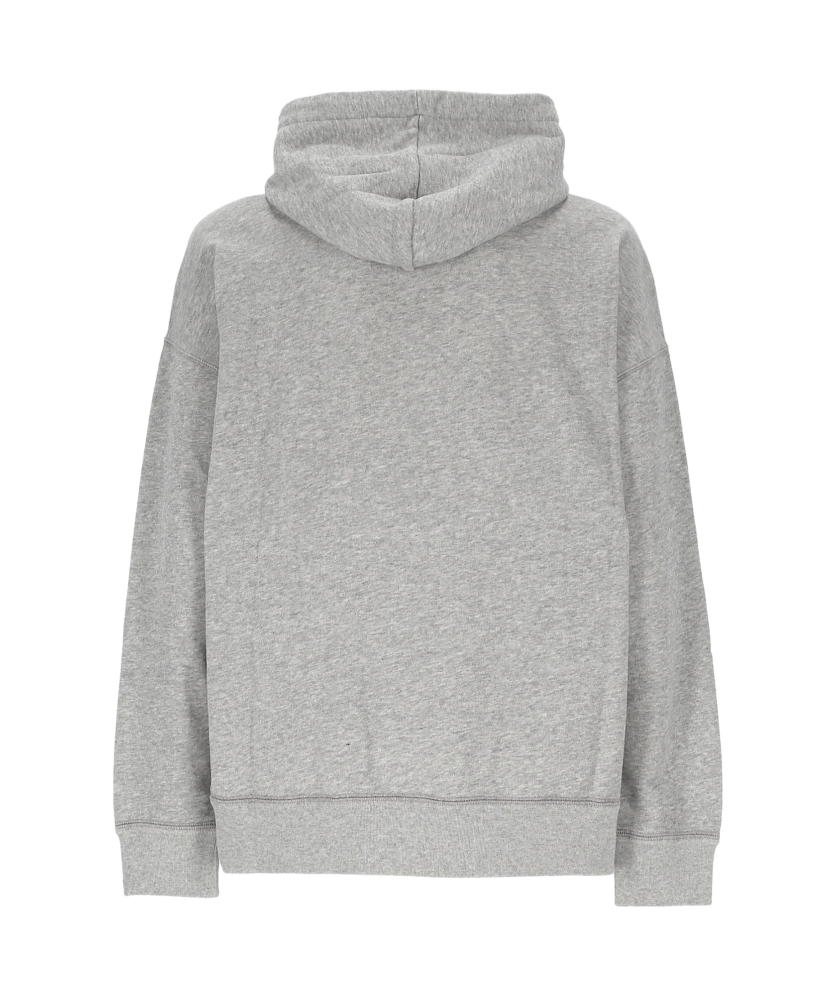 Isabel Marant Hooded Sweater Drawstring Kangaroo Pocket In Gray