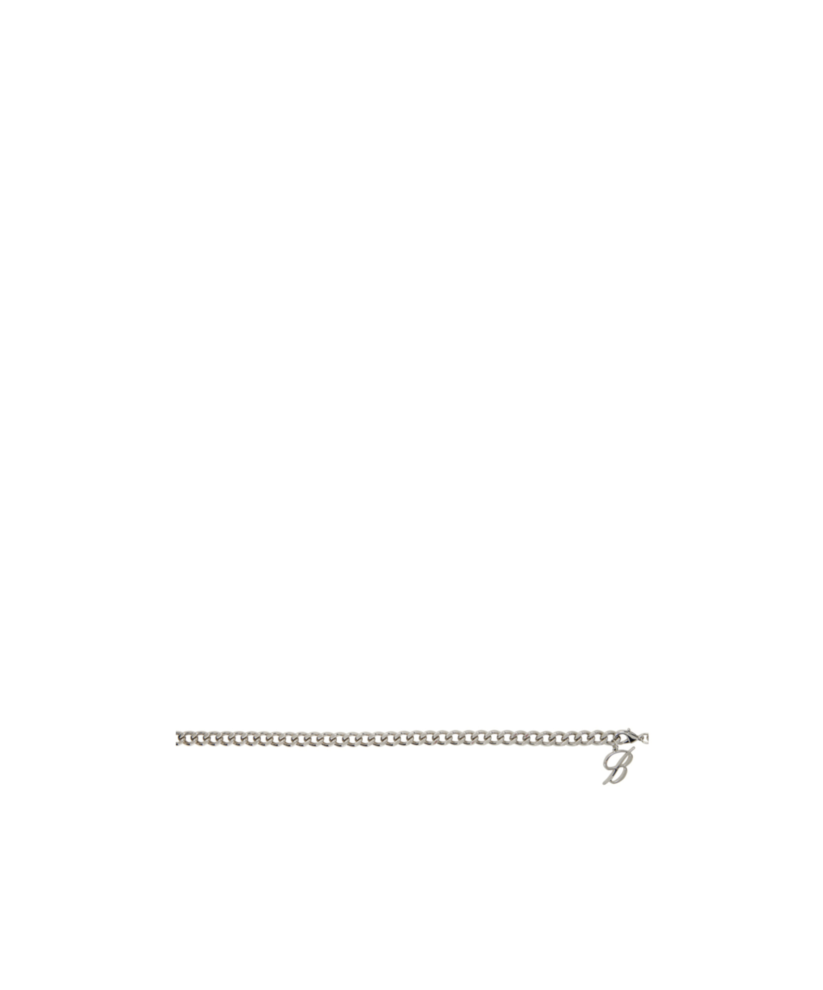 Blumarine Placca Logo Belt In White