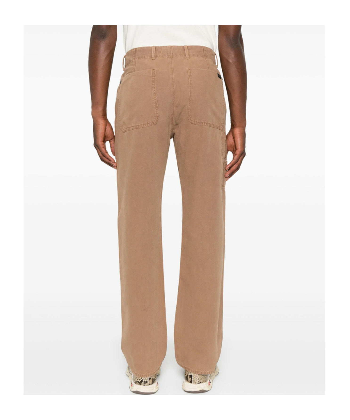7 For All Mankind Straight Jeans In Brown