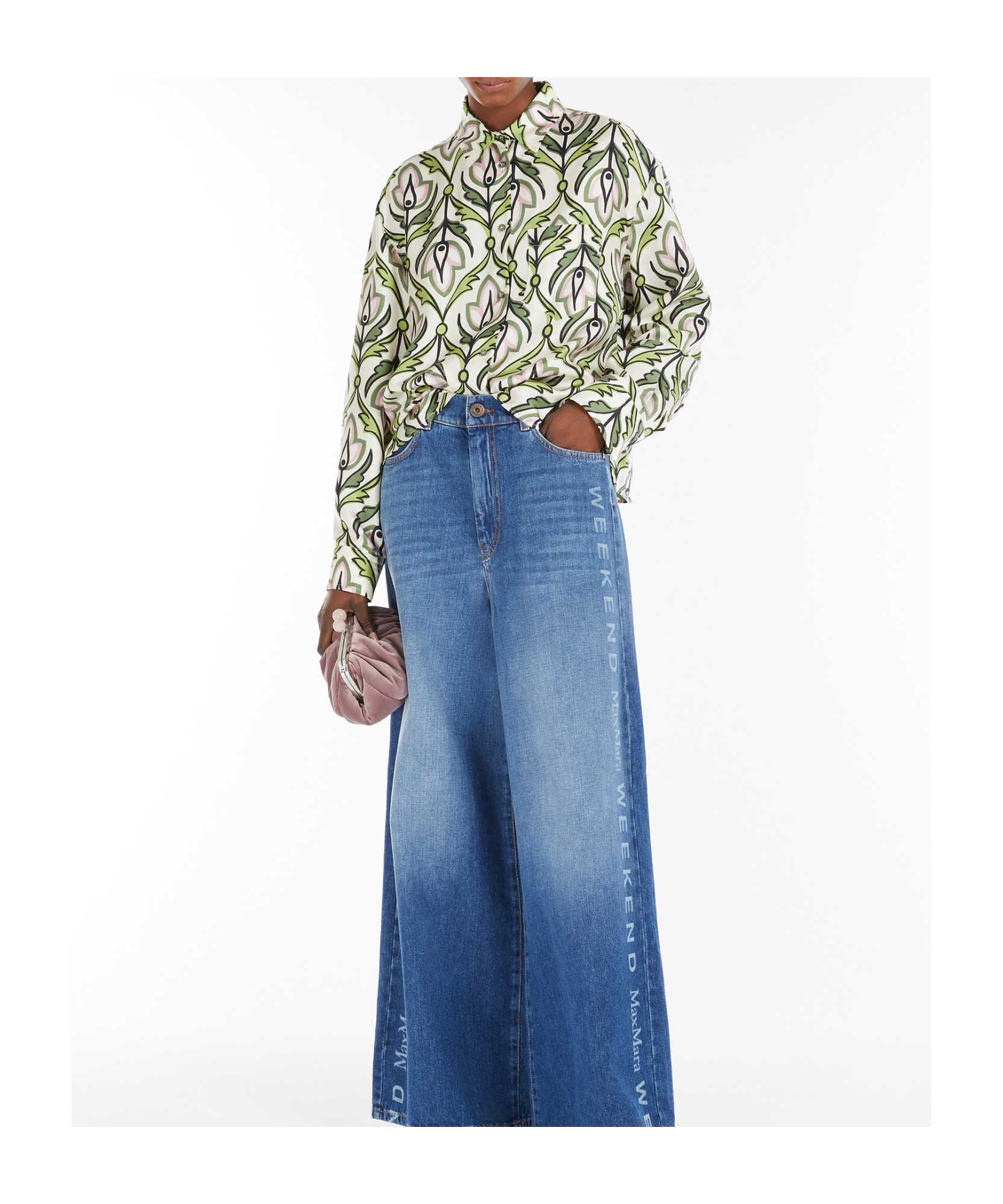 Weekend Max Mara Max Mara Weekend Enfasi Long-sleeved Shirt In White
