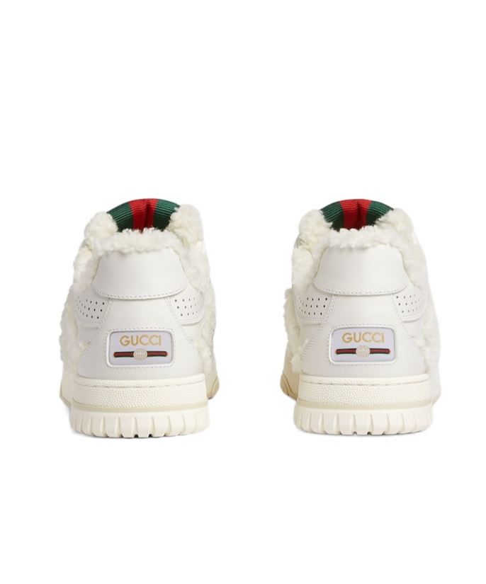 Shop Gucci Women's Re-web Sneaker In White