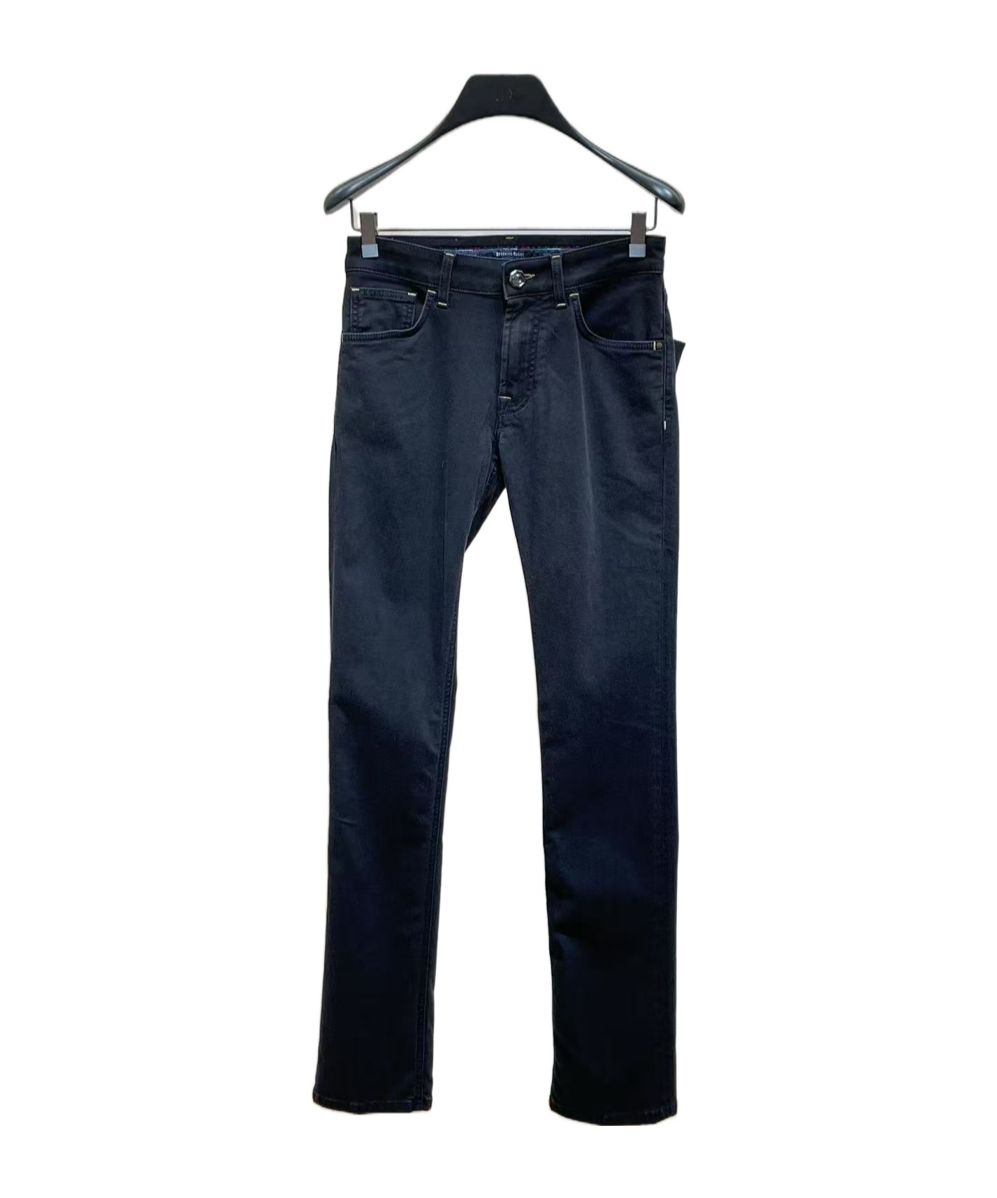 Stefano Ricci Belt-loop Jeans In Black