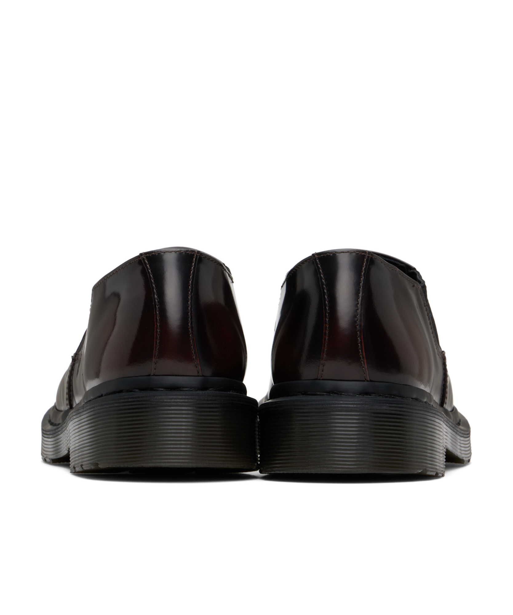 Dr. Martens' Round Toe Loafers In Black