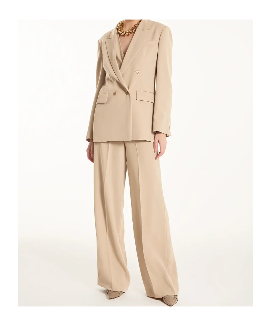 Shop P.a.r.o.s.h Wide Leg Trousers