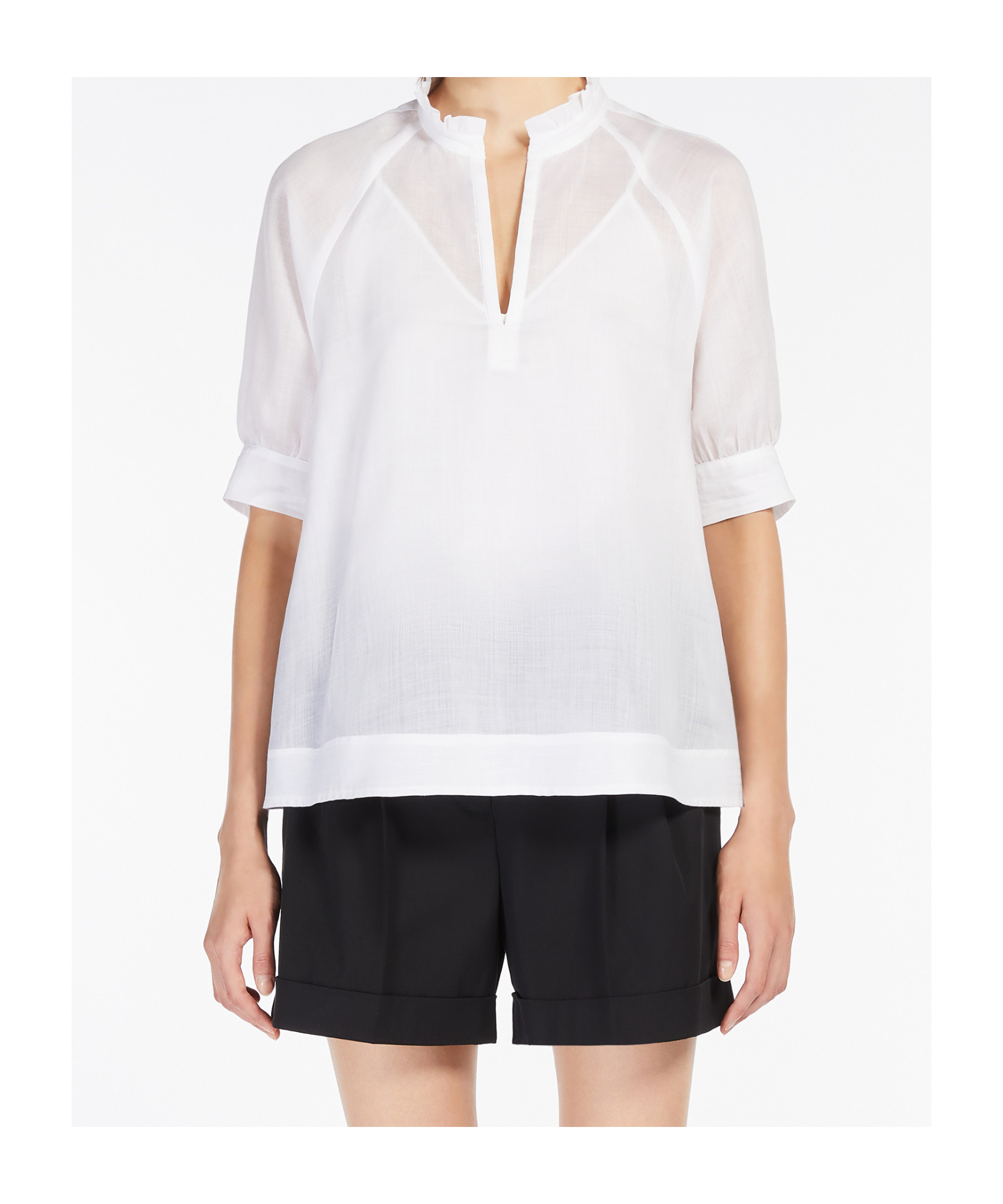 Max Mara Ramie Gauze Blouse