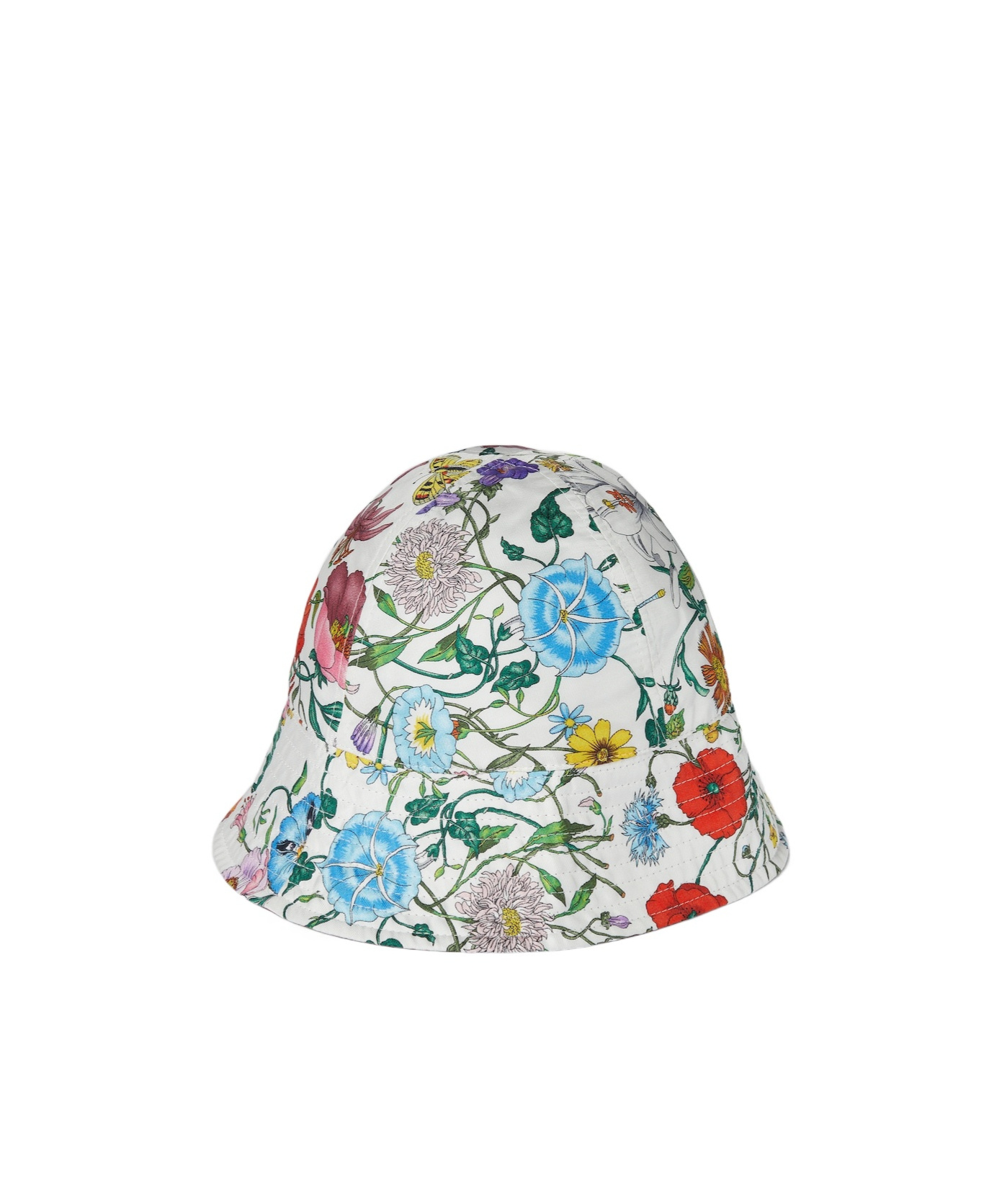 Gucci Reversible Printed Silk Bucket Hat In Multi