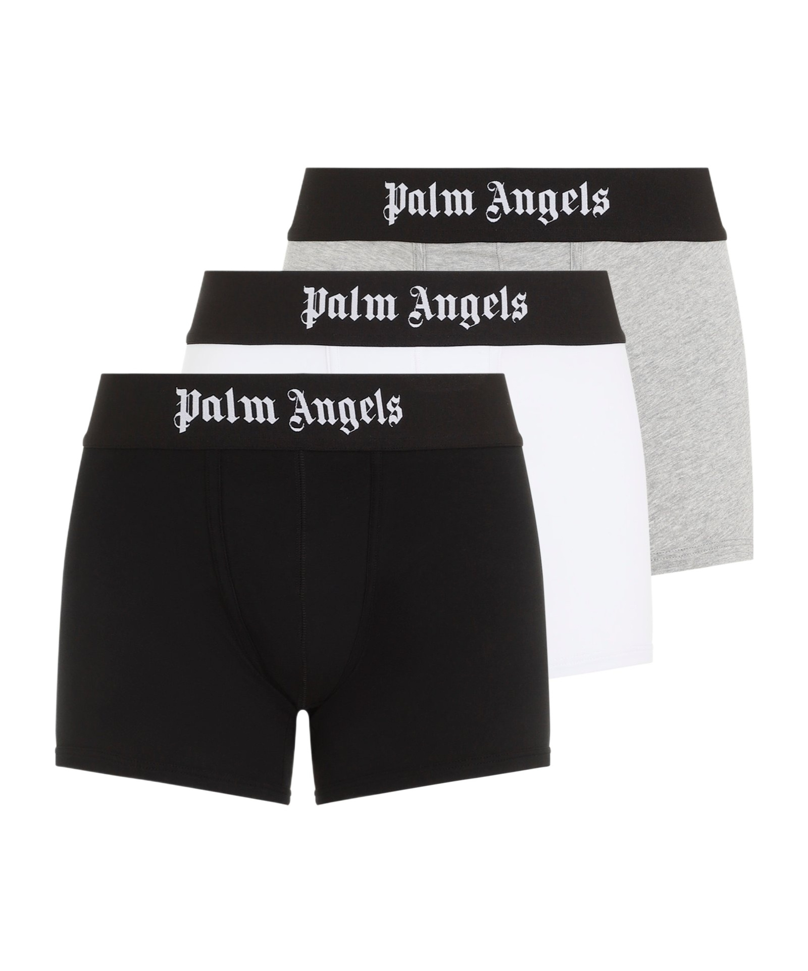 Palm Angels Men's Set Of Three Boxers | Size Small | Pmuh004c99fab001 Color 8484 In Black