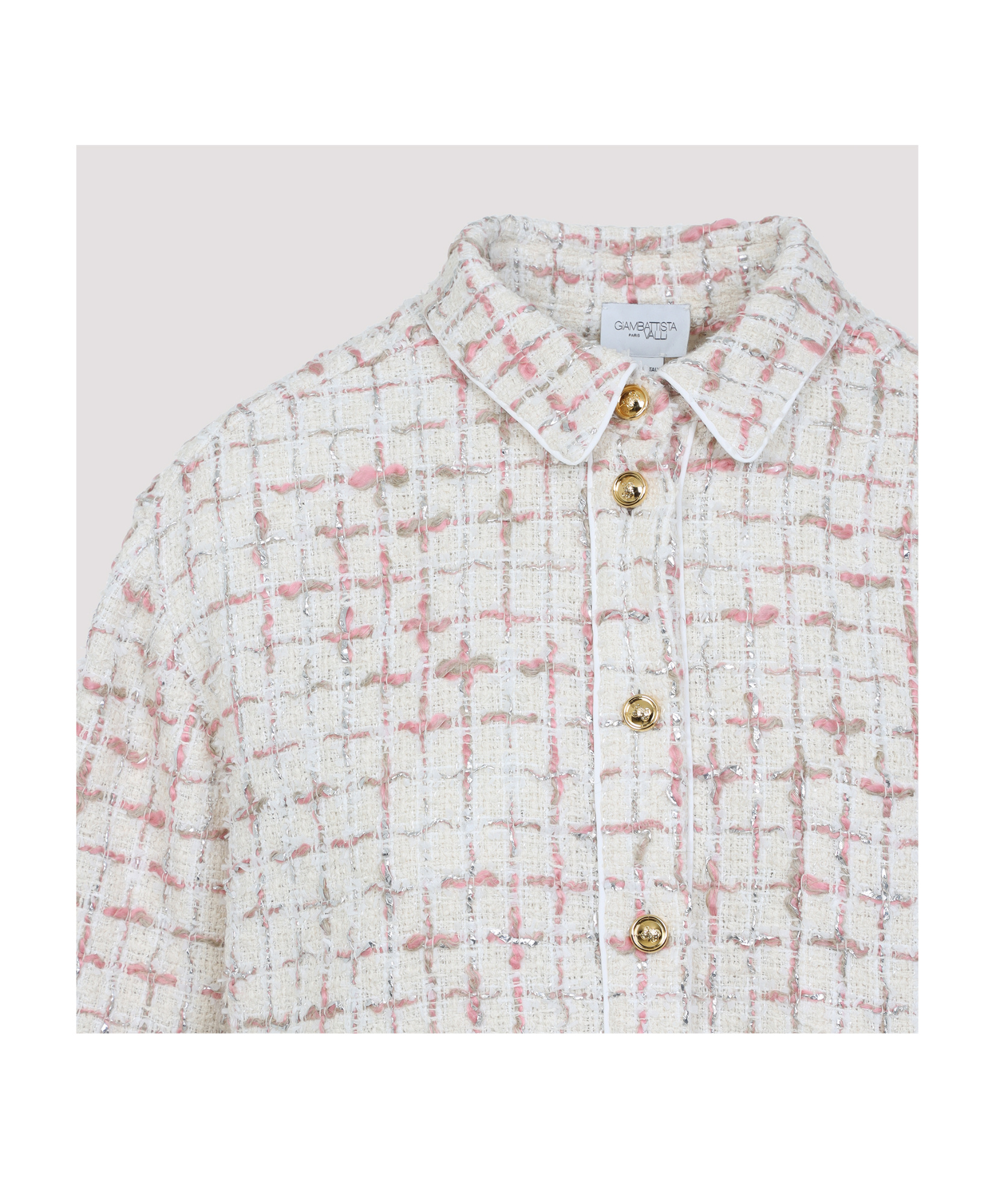 Shop Giambattista Valli Long Sleeve Shirt In White