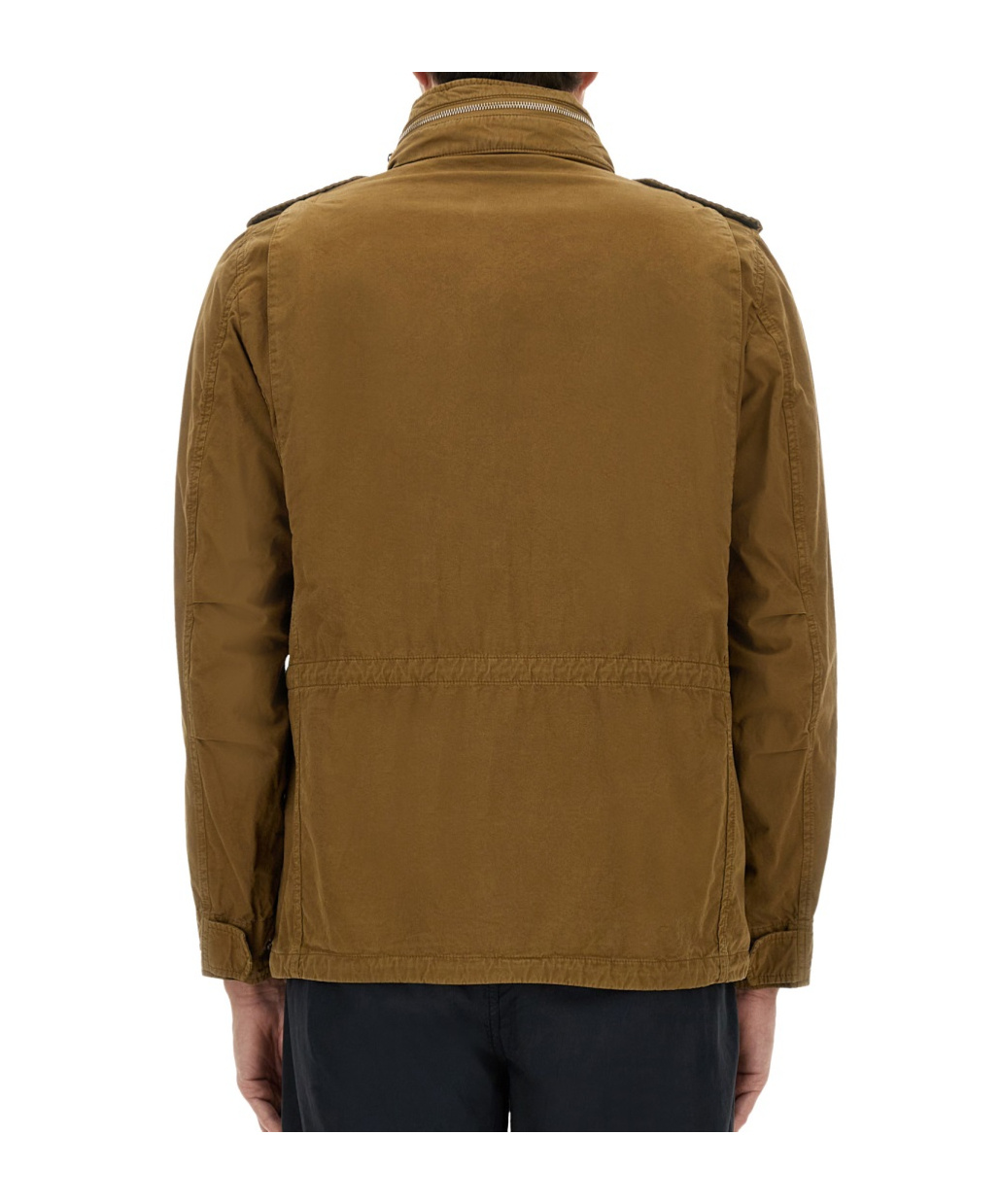 Aspesi Men's Jacket With Logo In Brown