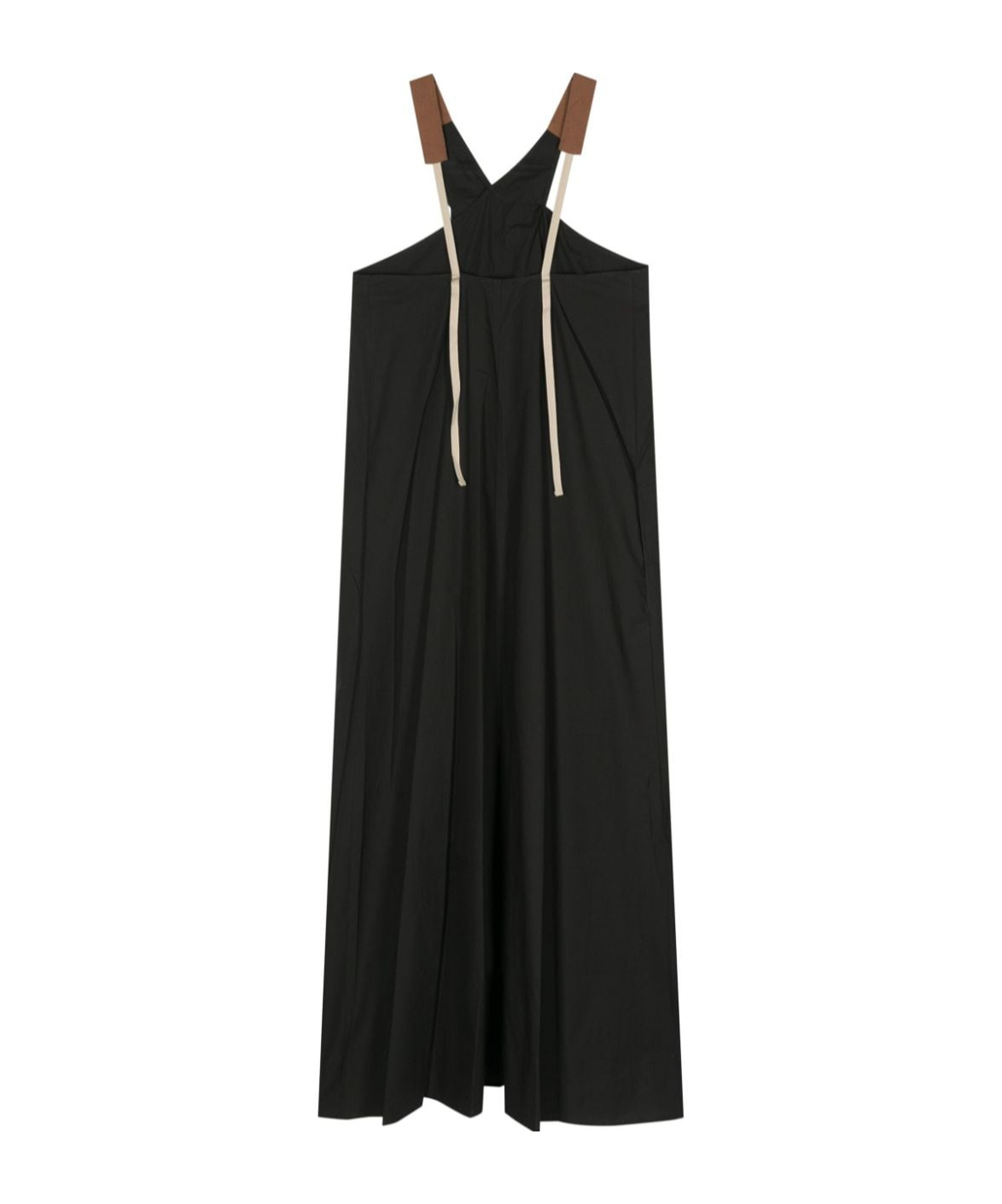 ALYSI CROSSOVER-STRAP POPLIN MIDI DRESS