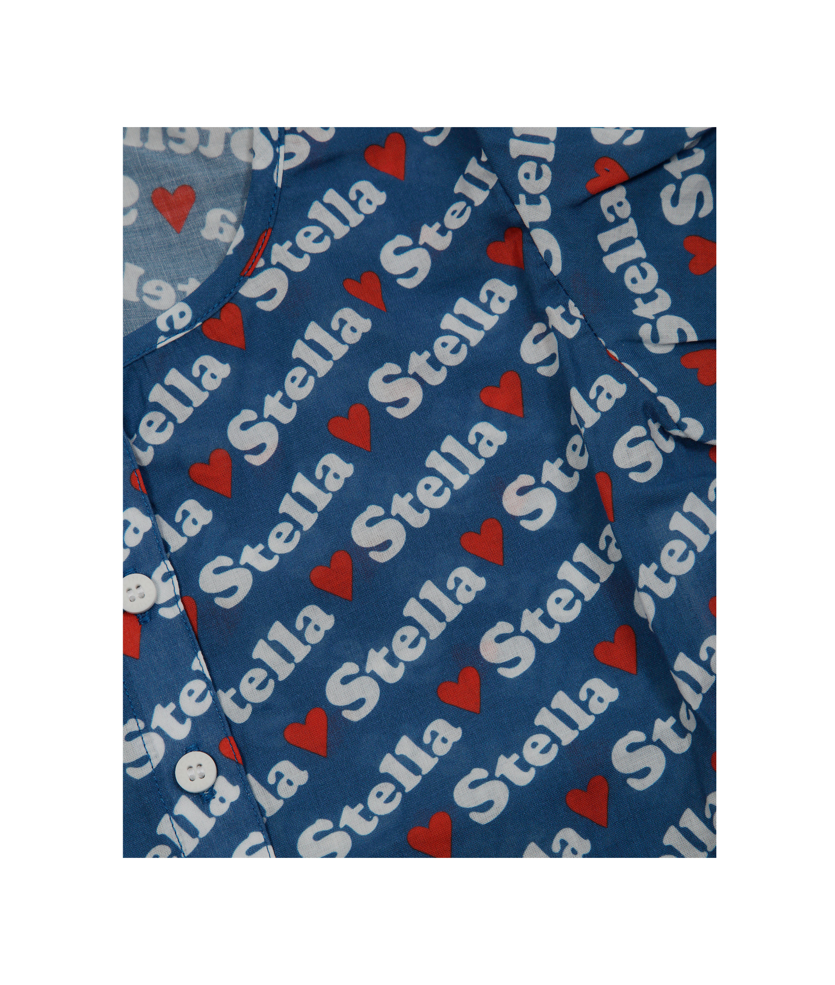 Stella Mccartney Printed Shirt In Blue